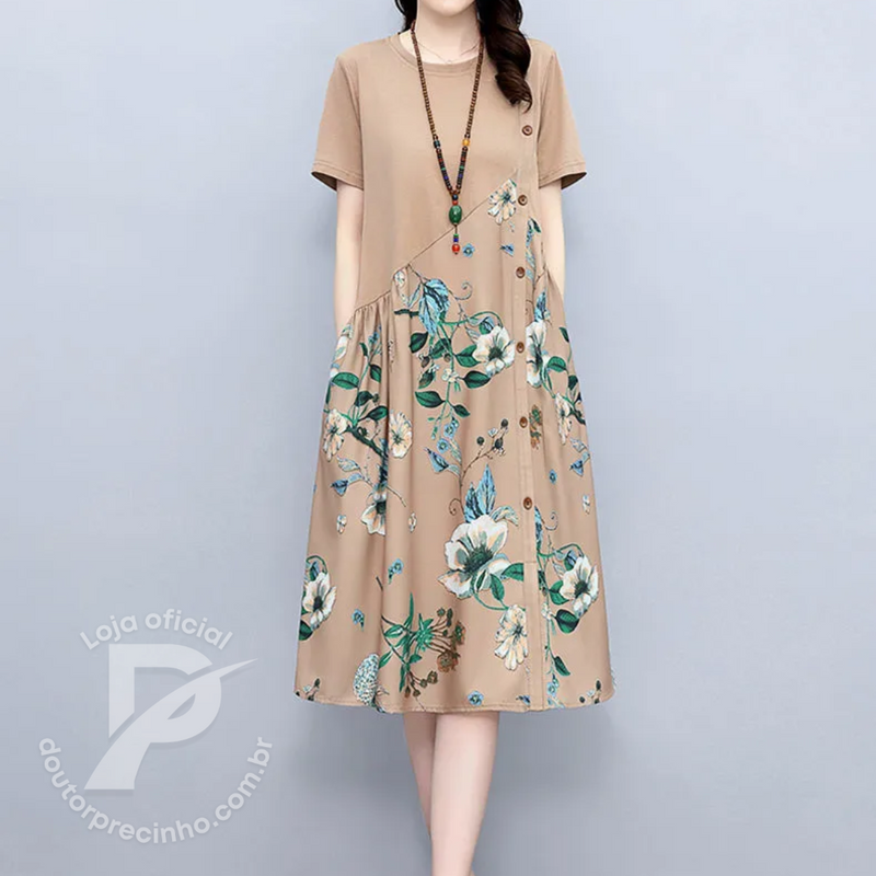 Vestido Floral Casual - Sofía