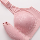 [KIT 3 PIEZAS] Brasier Lorena – Alta Sujeción con Encaje Floral y Cierre Frontal