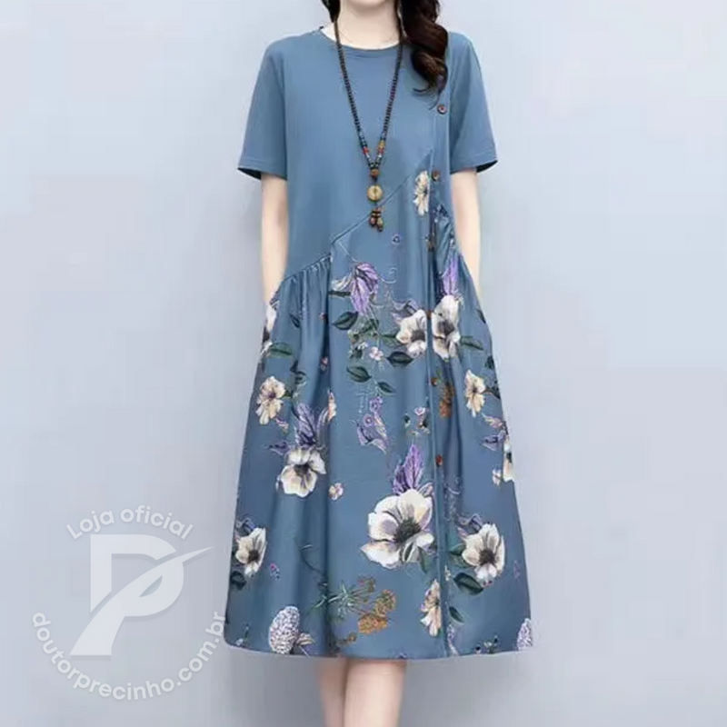 Vestido Floral Casual - Sofía