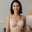 [KIT 3 PIEZAS] Brasier Lorena – Alta Sujeción con Encaje Floral y Cierre Frontal